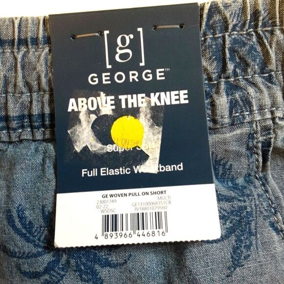George Shorts‎ Above Knee Stretch Waist Men's Size 2XL 44-46 NWT - Picture 6 of 13